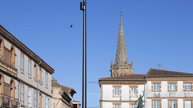 FALCO installé sur une place 
