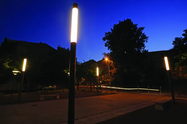 La colonne Phylos est une colonne lumineuse